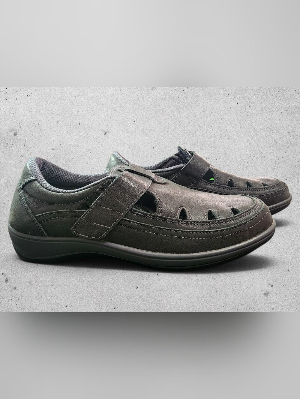 Dr Comfort 891 Leather Comfort Walking Shoes 9.5W